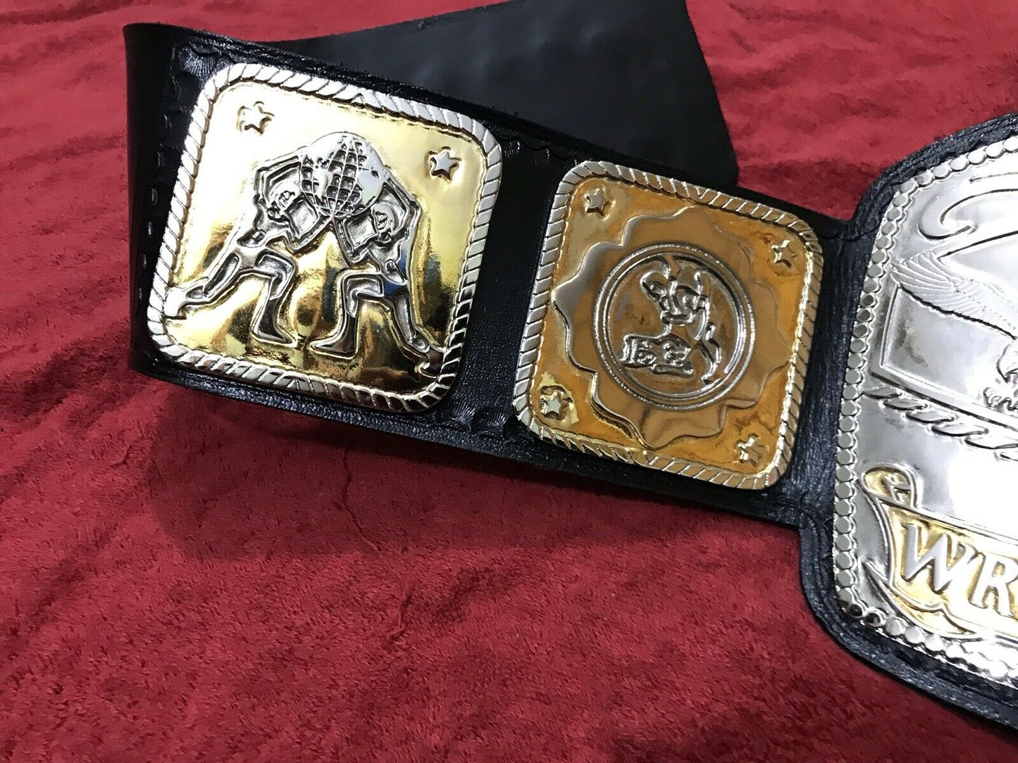 Nwa Nation Tag Team Belt In 4mm Zinc Deep Etching