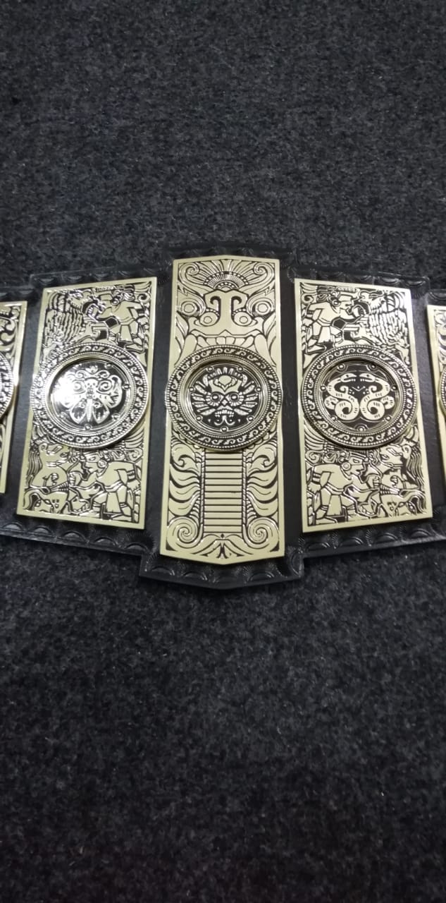 Lucha Underground Gift of GOD Championship Replica Belt Adult Size 4MM thick plates