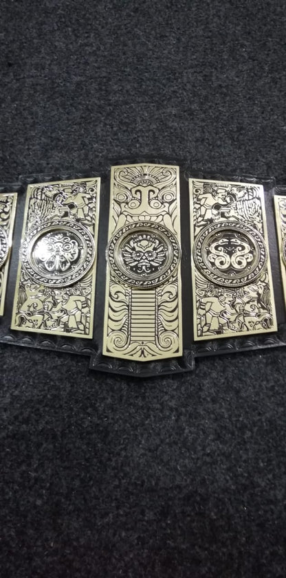Lucha Underground Gift of GOD Championship Replica Belt Adult Size 4MM thick plates