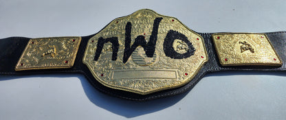 nWo World Heavyweight Championship Replica Belt 6MM Thick plates