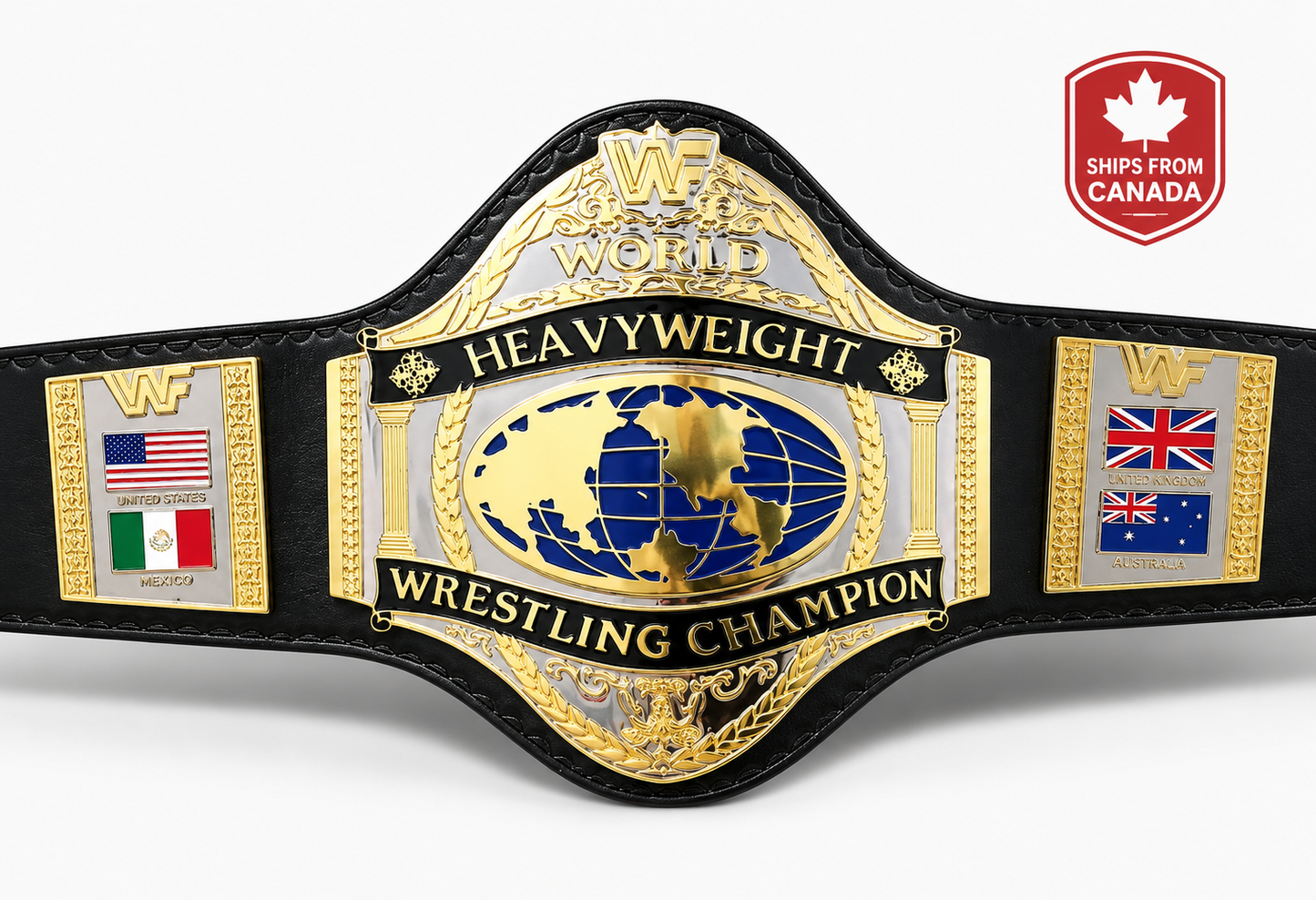 HULK HOGAN 86 WORLD HEAVYWEIGHT WRESTLING CHAMPIONSHIP Belt Replica 4mm