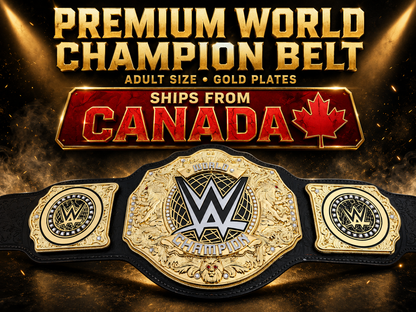 2023 WORLD HEAVYWEIGHT CHAMPIONSHIP REPLICA TITLE BRASS BELT ADULT SIZE 8MM 3D plates
