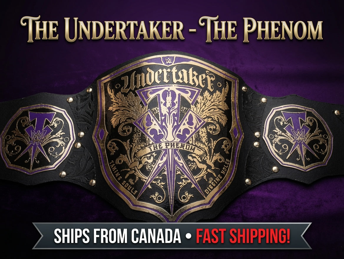 Undertaker World Heavyweight Wrestling Championship Title Belt Replica 2MM