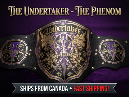 Undertaker World Heavyweight Wrestling Championship Title Belt Replica 2MM
