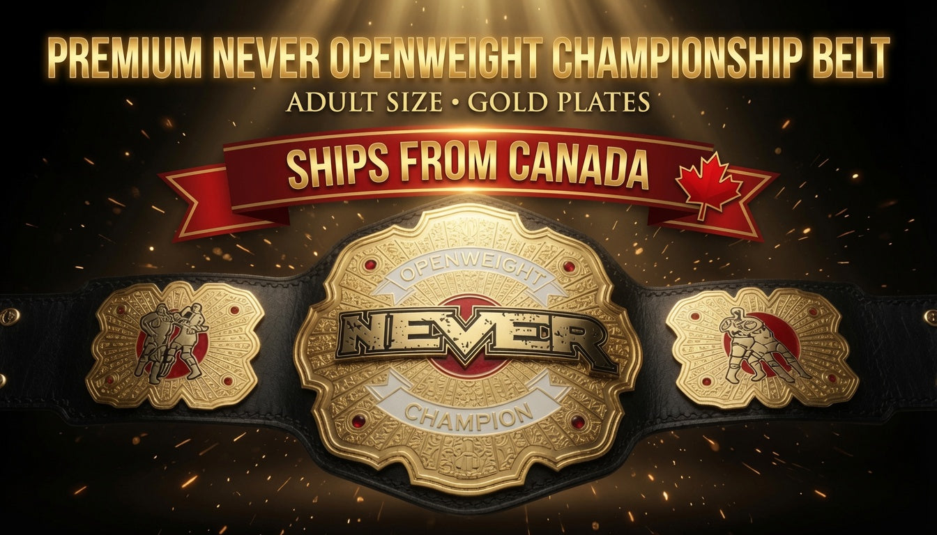 Never Open Weight Championship Title Belt Replica 2MM