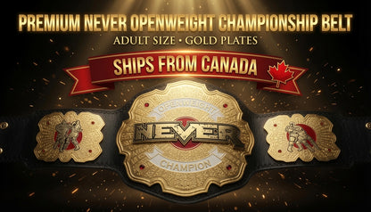 Never Open Weight Championship Title Belt Replica 2MM