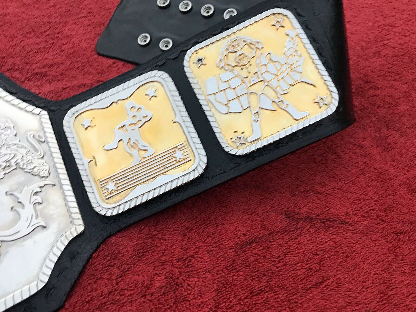 NWA National Heavyweight Wrestling Championship Replica Belt 4mm zinc