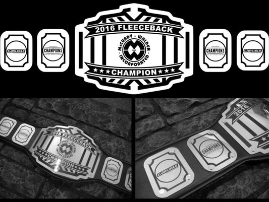 Custom Championship Title Belt Avenger model adult size metal plates personalized customized award trophy wrestling bold black engraving