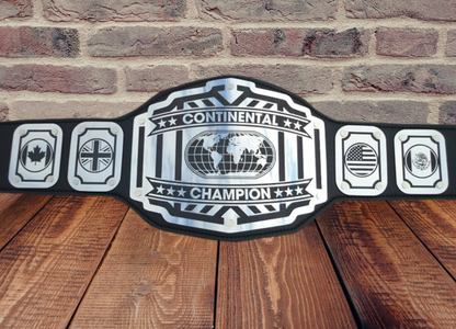 Continental Championship Title Belt Legend Model Hand Crafted Adult Size Metal Plates Adult Size