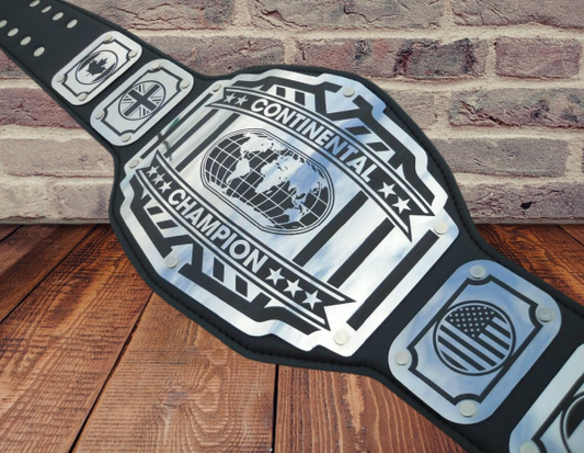Continental Championship Title Belt Legend Model Hand Crafted Adult Size Metal Plates Adult Size