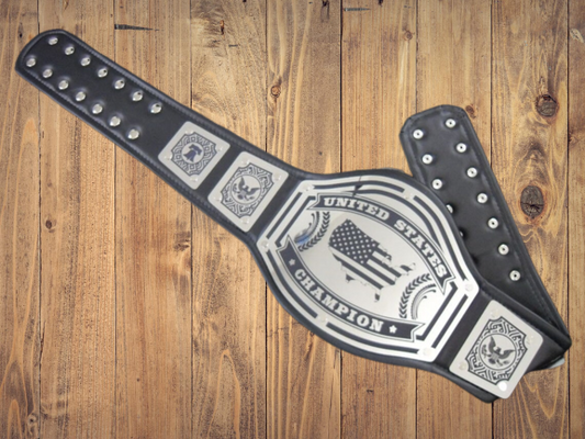 United State Championship Title Belt U.S. Avenger Model Metal Plates Adult Size