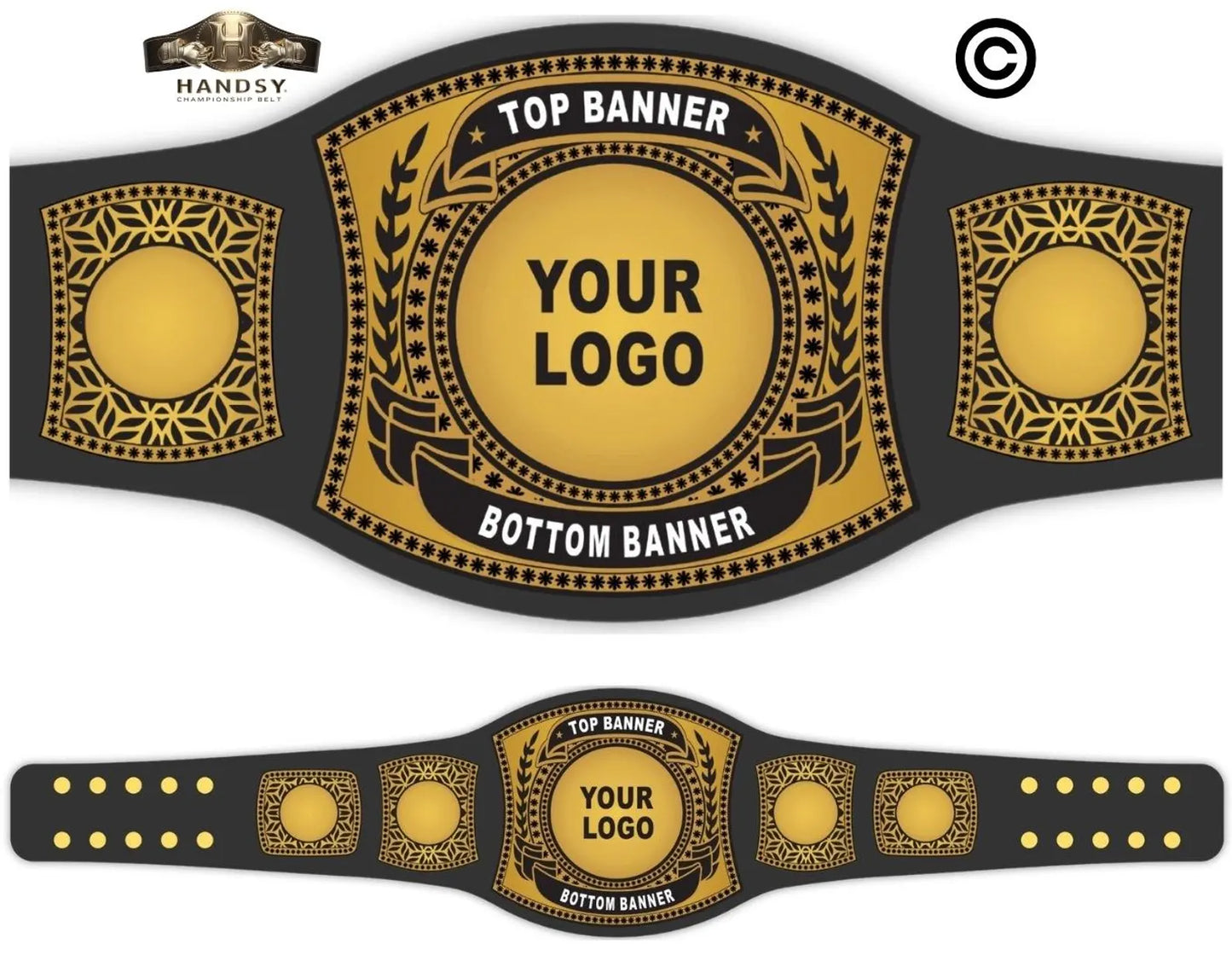 Beer Pong Championship Belt New Enforcer Model High quality Metal plates hand crafted