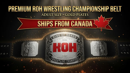 ROH Ring Of Honor Pure Wrestling Championship Replica Title Belt 2MM