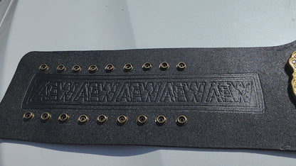 AEW Triple layer World Championship Belt Replica – Adult Size Wrestling Title Belt  Premium Collectible Fan Gift 4mm Zinc