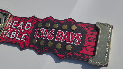 Roman Reigns Undisputed WWE Championship Replica Belt - Tribal Chief Red 4MM
