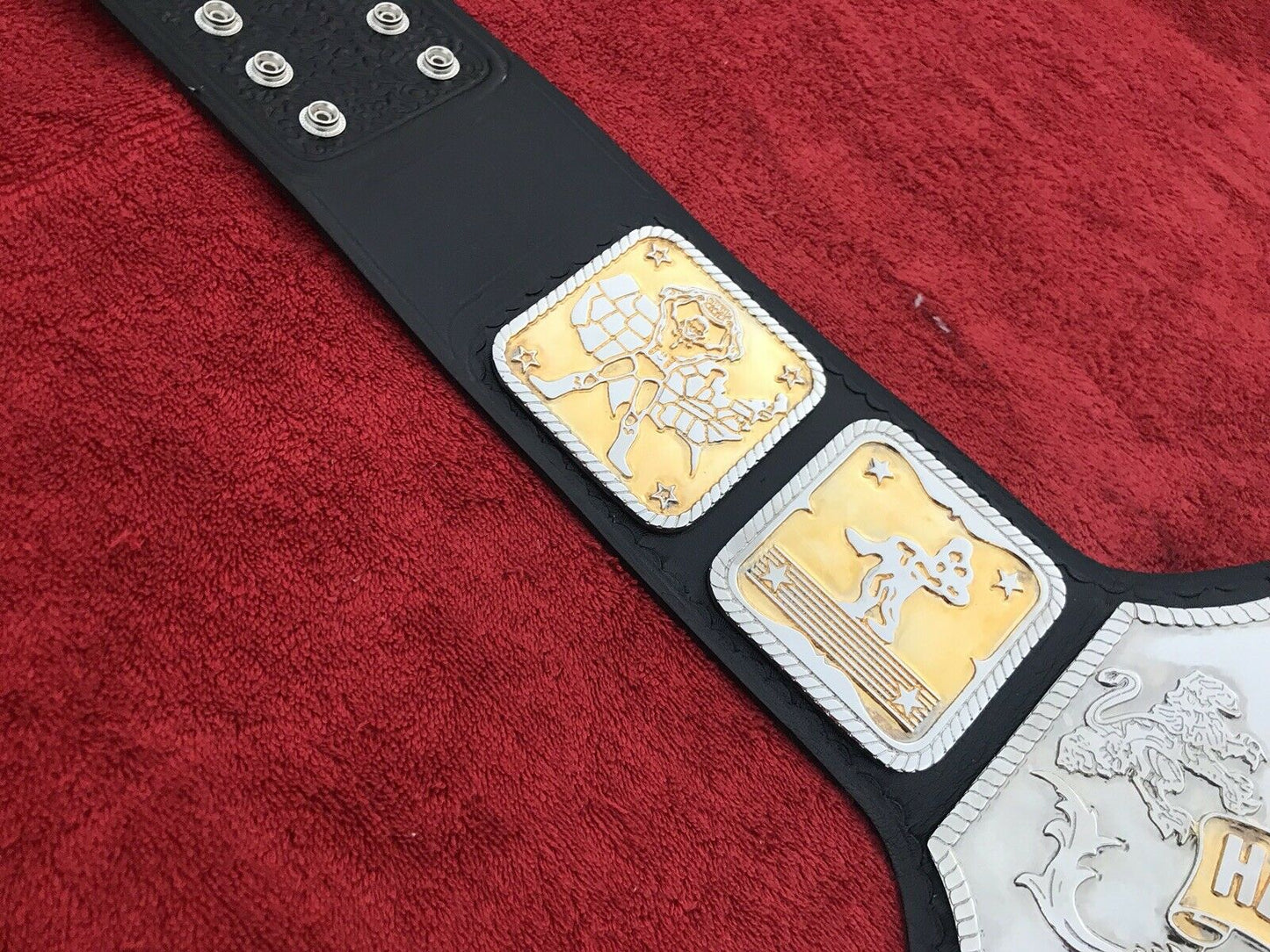 NWA National Heavyweight Wrestling Championship Replica Belt 4mm zinc