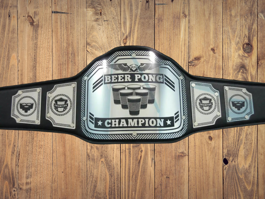 Beer Pong Championship Belt New Enforcer Model High quality Metal plates hand crafted